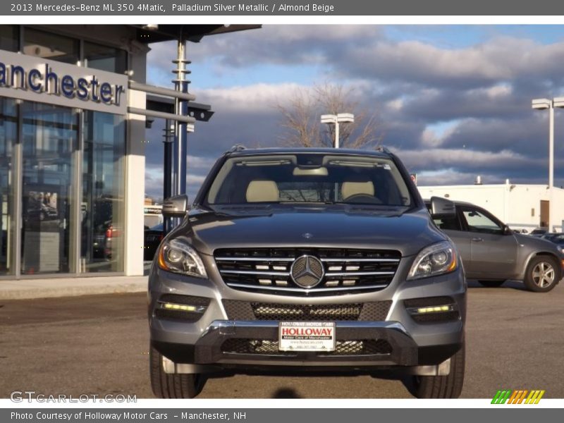 Palladium Silver Metallic / Almond Beige 2013 Mercedes-Benz ML 350 4Matic