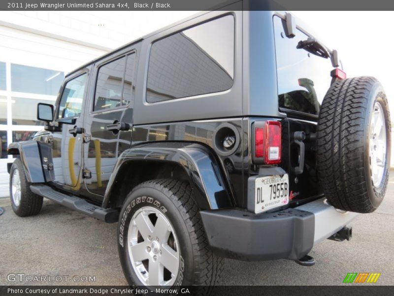 Black / Black 2011 Jeep Wrangler Unlimited Sahara 4x4