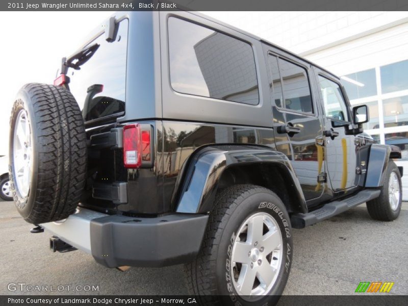 Black / Black 2011 Jeep Wrangler Unlimited Sahara 4x4