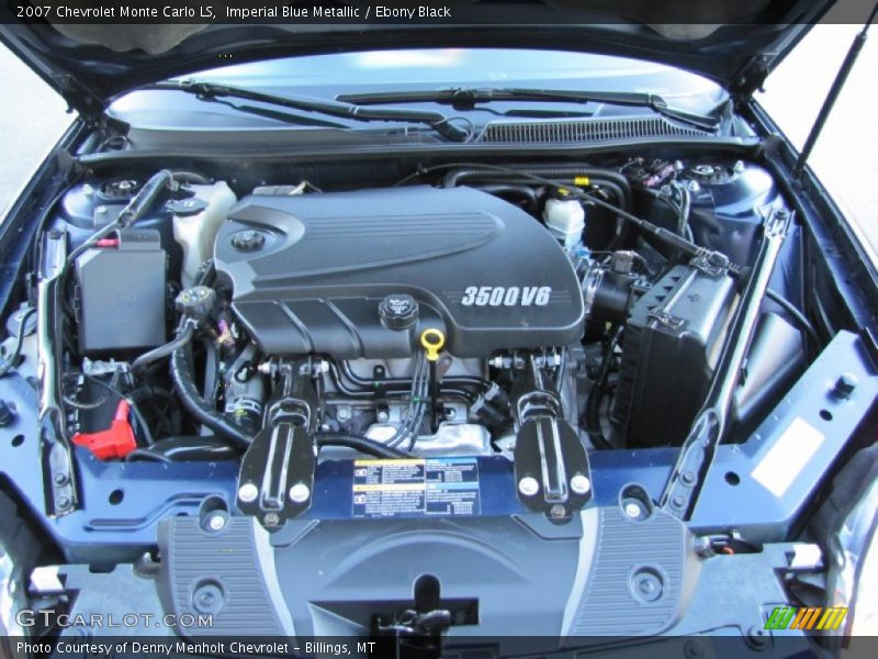 Imperial Blue Metallic / Ebony Black 2007 Chevrolet Monte Carlo LS