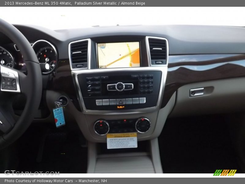 Palladium Silver Metallic / Almond Beige 2013 Mercedes-Benz ML 350 4Matic