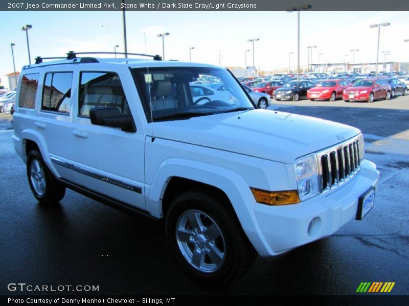 Stone White / Dark Slate Gray/Light Graystone 2007 Jeep Commander Limited 4x4