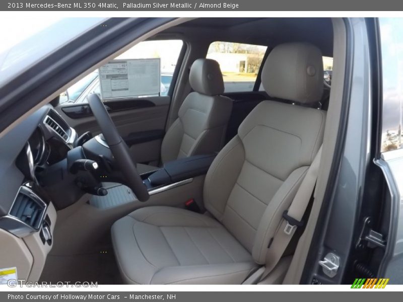 Palladium Silver Metallic / Almond Beige 2013 Mercedes-Benz ML 350 4Matic