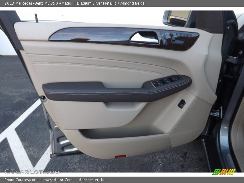 Palladium Silver Metallic / Almond Beige 2013 Mercedes-Benz ML 350 4Matic
