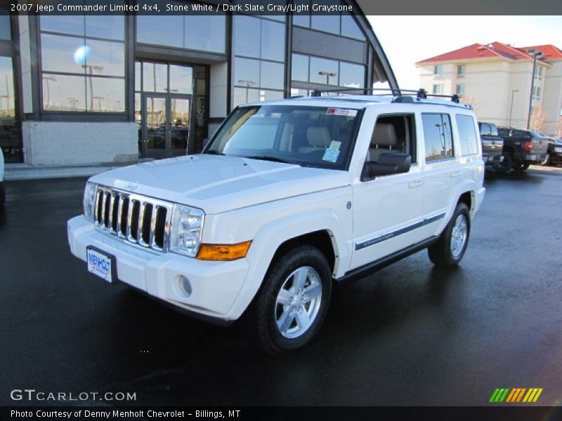 Stone White / Dark Slate Gray/Light Graystone 2007 Jeep Commander Limited 4x4