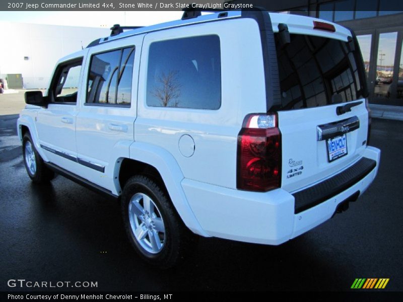 Stone White / Dark Slate Gray/Light Graystone 2007 Jeep Commander Limited 4x4