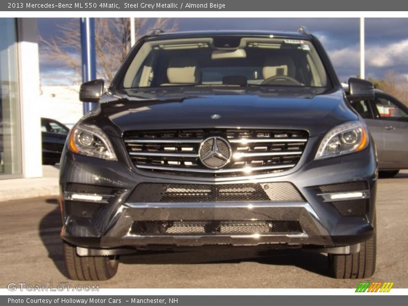 Steel Grey Metallic / Almond Beige 2013 Mercedes-Benz ML 550 4Matic