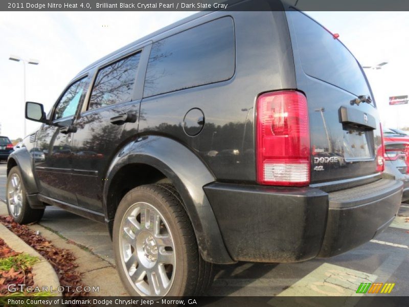 Brilliant Black Crystal Pearl / Dark Slate Gray 2011 Dodge Nitro Heat 4.0