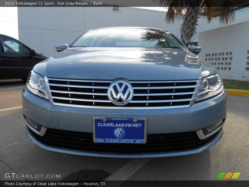 Iron Gray Metallic / Black 2013 Volkswagen CC Sport