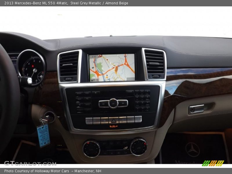 Steel Grey Metallic / Almond Beige 2013 Mercedes-Benz ML 550 4Matic