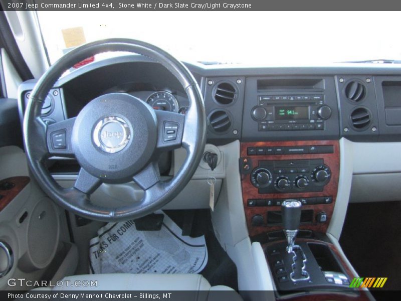 Stone White / Dark Slate Gray/Light Graystone 2007 Jeep Commander Limited 4x4