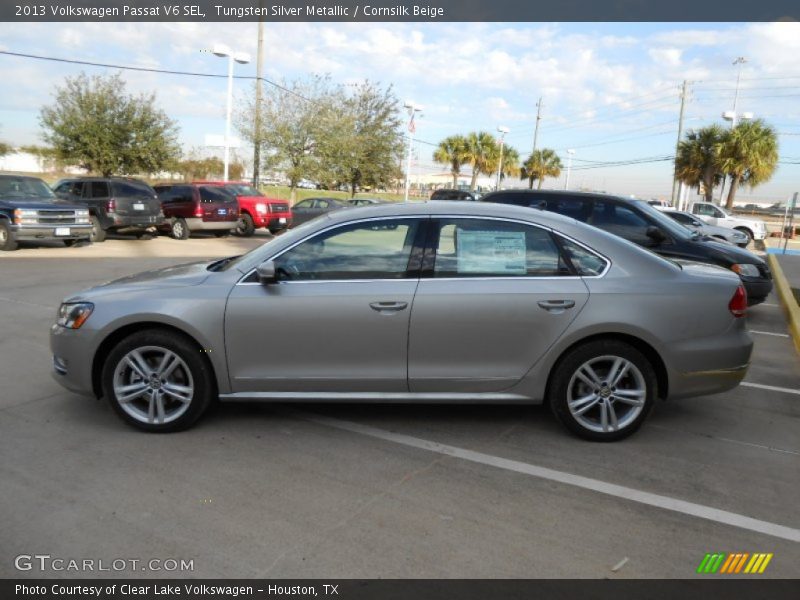 Tungsten Silver Metallic / Cornsilk Beige 2013 Volkswagen Passat V6 SEL