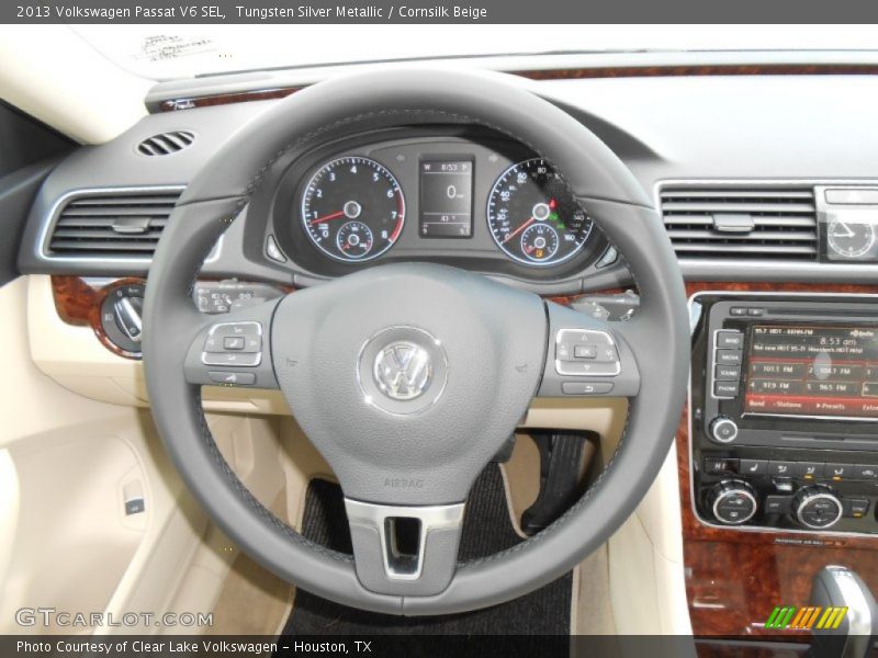 Tungsten Silver Metallic / Cornsilk Beige 2013 Volkswagen Passat V6 SEL