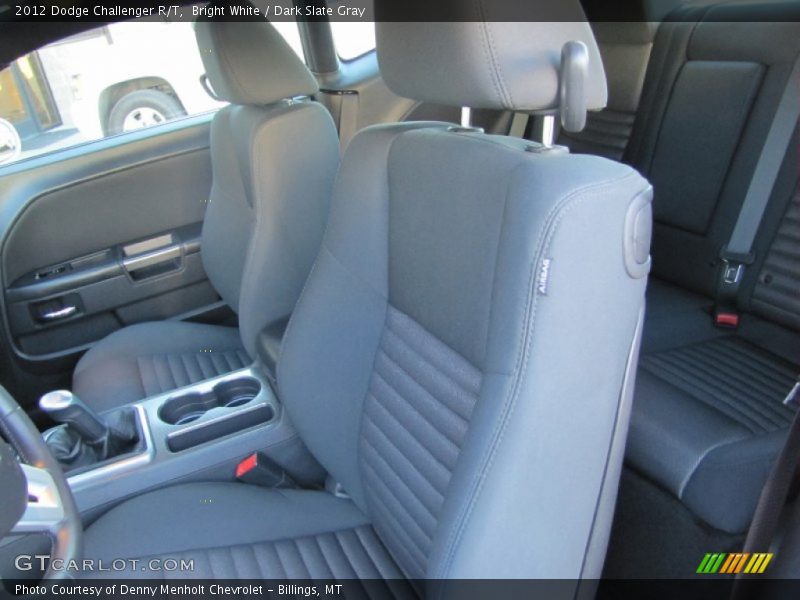 Bright White / Dark Slate Gray 2012 Dodge Challenger R/T