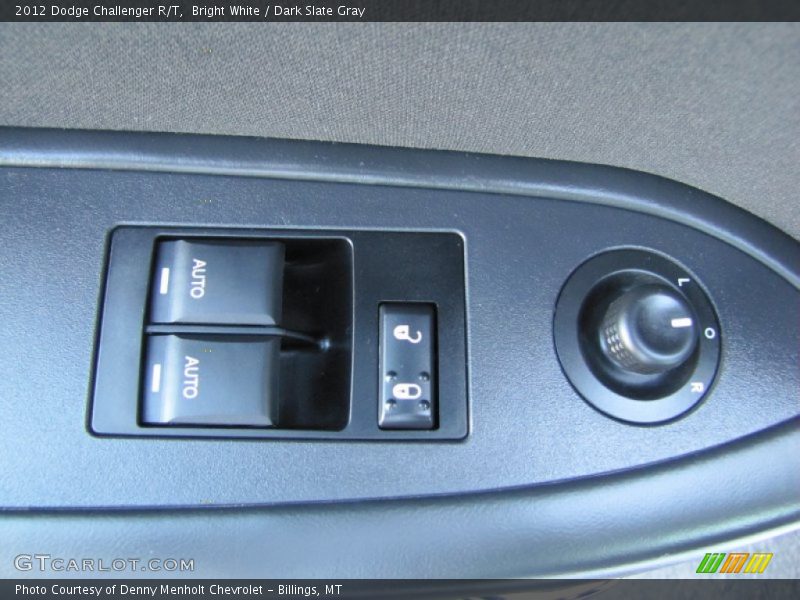 Bright White / Dark Slate Gray 2012 Dodge Challenger R/T