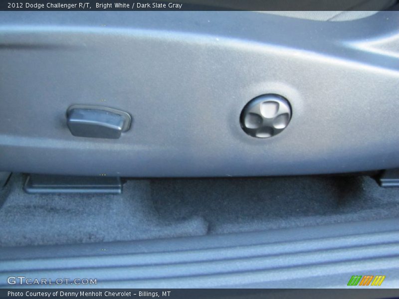 Bright White / Dark Slate Gray 2012 Dodge Challenger R/T