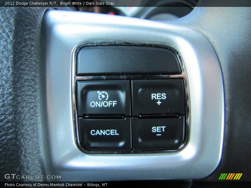 Bright White / Dark Slate Gray 2012 Dodge Challenger R/T