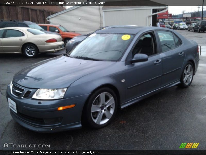 Front 3/4 View of 2007 9-3 Aero Sport Sedan