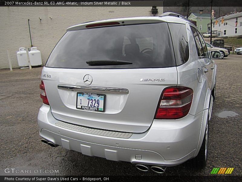 Iridium Silver Metallic / Black 2007 Mercedes-Benz ML 63 AMG 4Matic