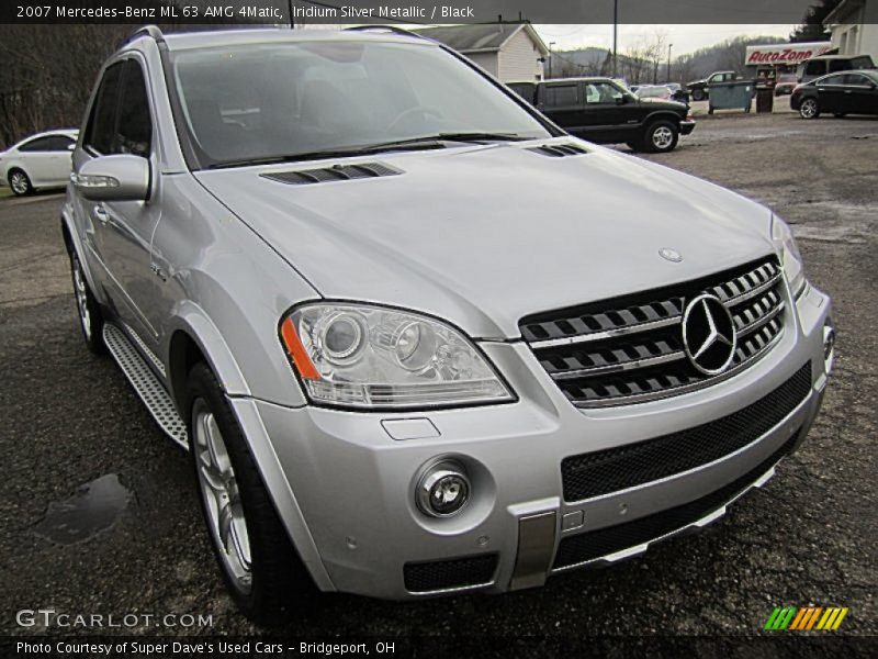 Iridium Silver Metallic / Black 2007 Mercedes-Benz ML 63 AMG 4Matic