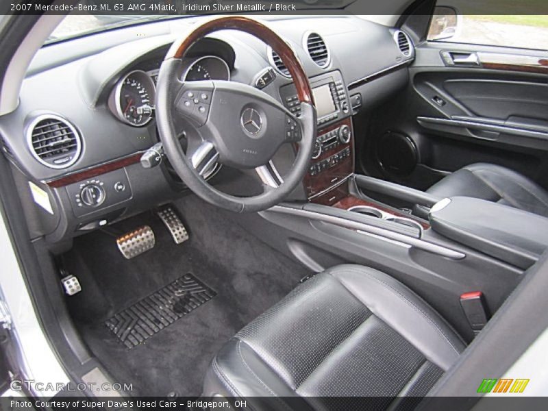 Black Interior - 2007 ML 63 AMG 4Matic 