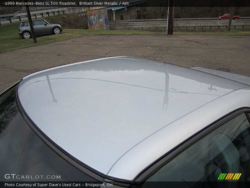 Brilliant Silver Metallic / Ash 1999 Mercedes-Benz SL 500 Roadster
