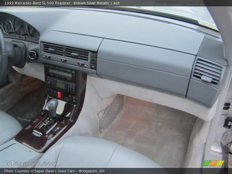 Brilliant Silver Metallic / Ash 1999 Mercedes-Benz SL 500 Roadster