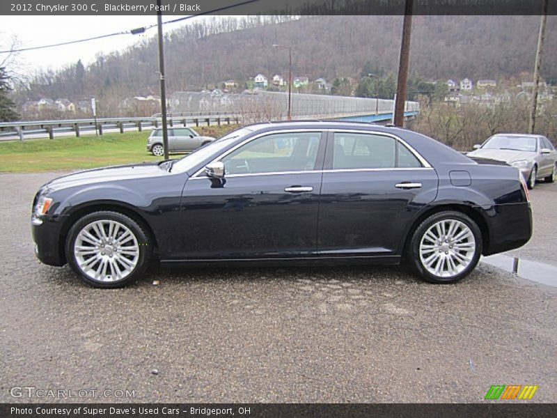 Blackberry Pearl / Black 2012 Chrysler 300 C