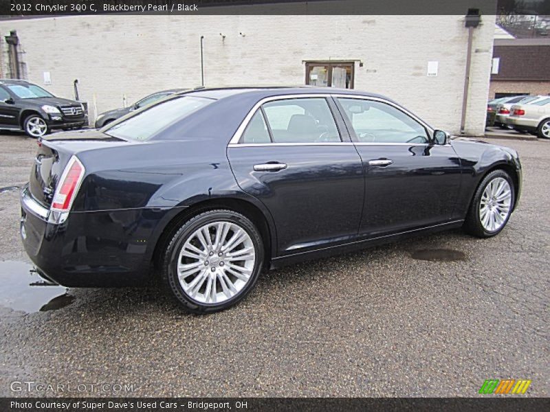Blackberry Pearl / Black 2012 Chrysler 300 C