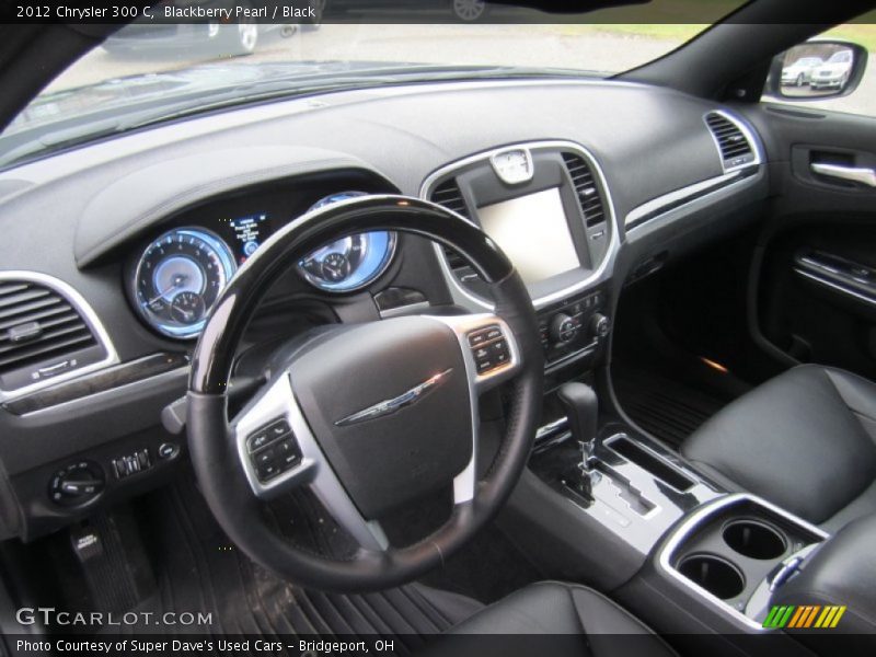 Blackberry Pearl / Black 2012 Chrysler 300 C