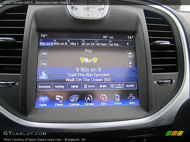 Blackberry Pearl / Black 2012 Chrysler 300 C