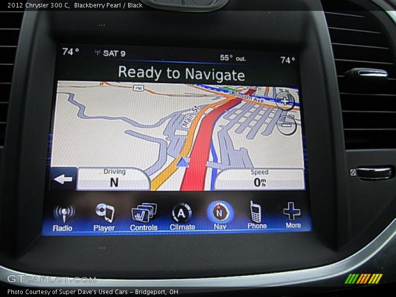 Blackberry Pearl / Black 2012 Chrysler 300 C