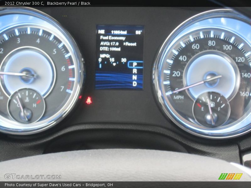 Blackberry Pearl / Black 2012 Chrysler 300 C