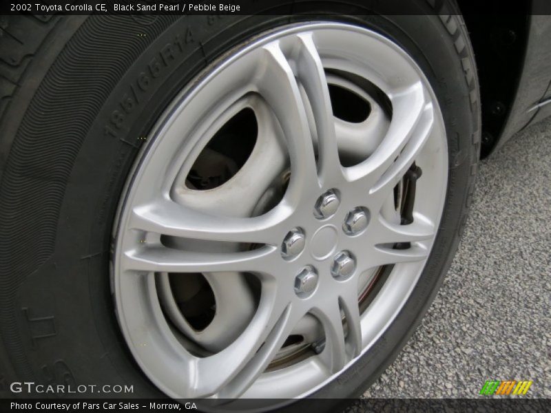 Black Sand Pearl / Pebble Beige 2002 Toyota Corolla CE