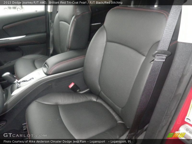 Brilliant Red Tri-Coat Pearl / R/T Black/Red Stitching 2013 Dodge Journey R/T AWD