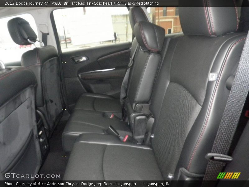 Brilliant Red Tri-Coat Pearl / R/T Black/Red Stitching 2013 Dodge Journey R/T AWD