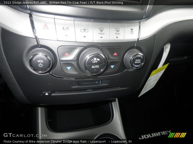 Brilliant Red Tri-Coat Pearl / R/T Black/Red Stitching 2013 Dodge Journey R/T AWD