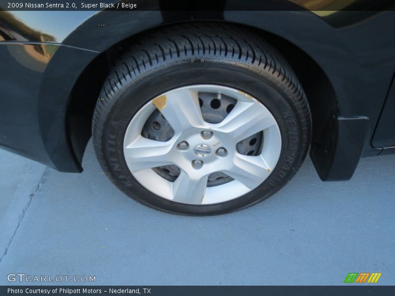 Super Black / Beige 2009 Nissan Sentra 2.0