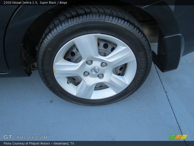 Super Black / Beige 2009 Nissan Sentra 2.0