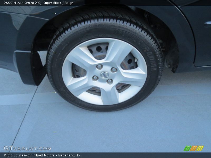 Super Black / Beige 2009 Nissan Sentra 2.0