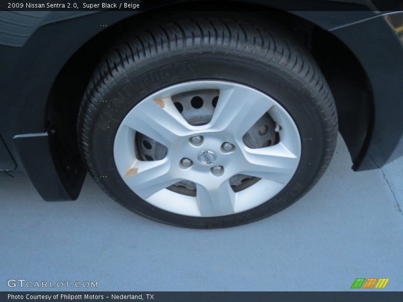 Super Black / Beige 2009 Nissan Sentra 2.0