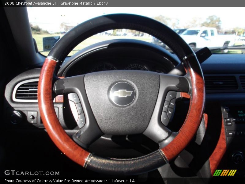 Graystone Metallic / Ebony 2008 Chevrolet Avalanche LT