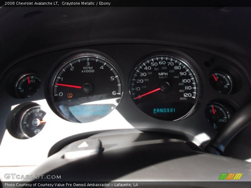 Graystone Metallic / Ebony 2008 Chevrolet Avalanche LT
