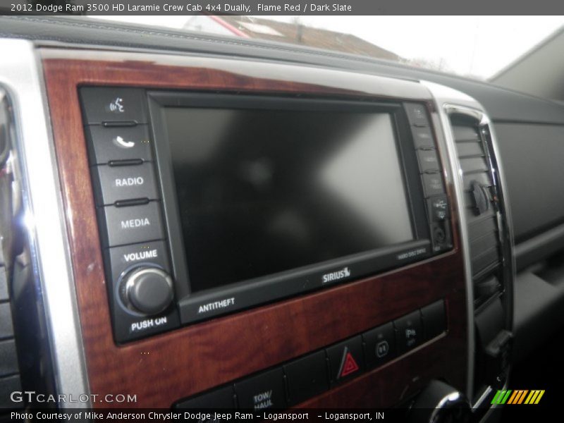 Flame Red / Dark Slate 2012 Dodge Ram 3500 HD Laramie Crew Cab 4x4 Dually