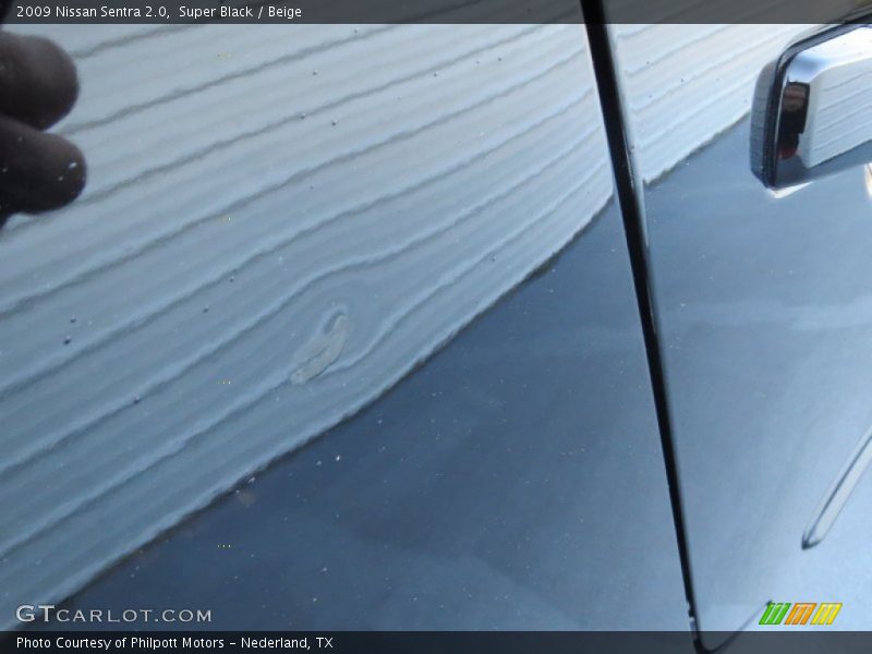 Super Black / Beige 2009 Nissan Sentra 2.0