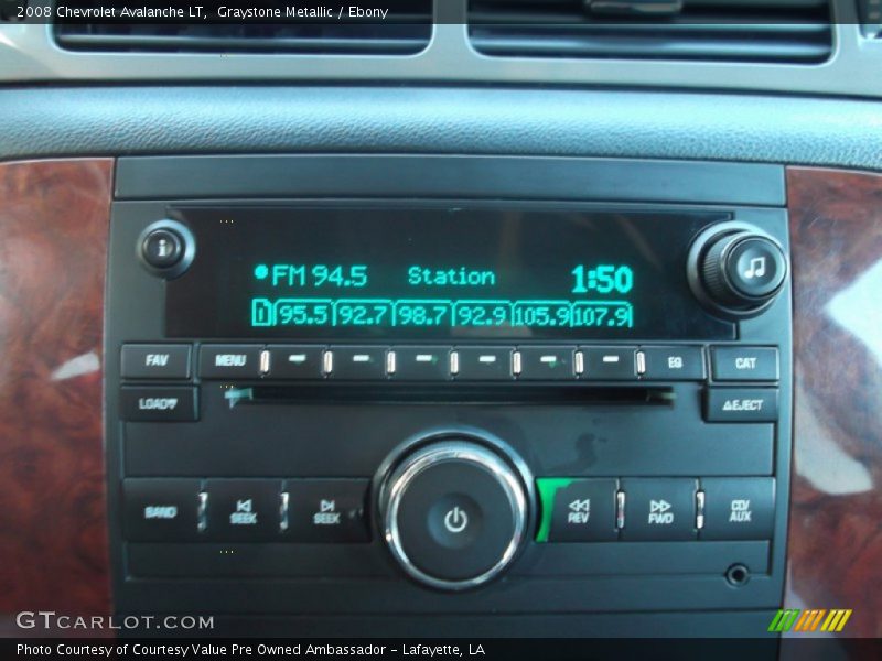 Graystone Metallic / Ebony 2008 Chevrolet Avalanche LT