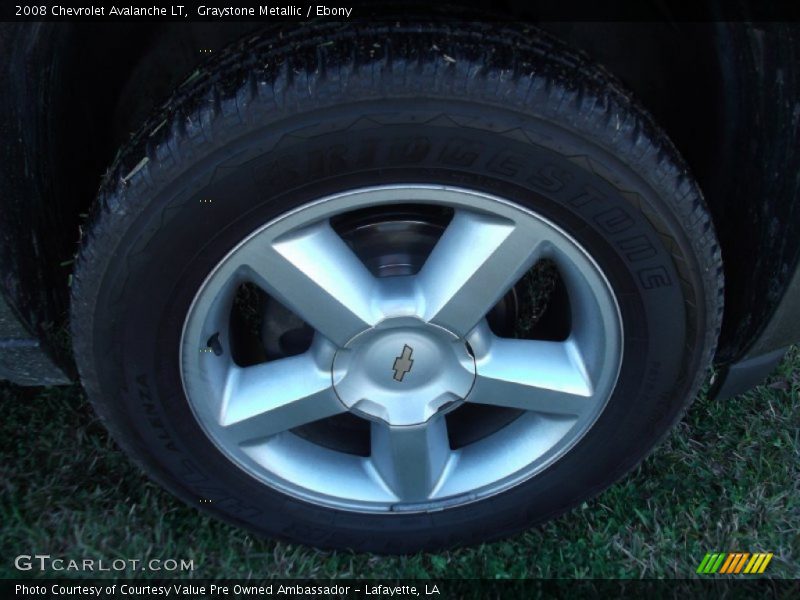 Graystone Metallic / Ebony 2008 Chevrolet Avalanche LT