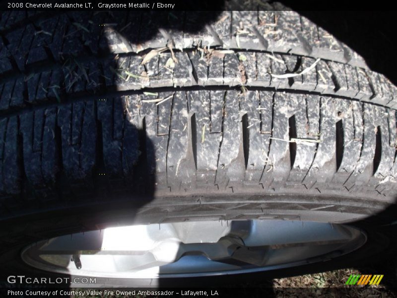 Graystone Metallic / Ebony 2008 Chevrolet Avalanche LT