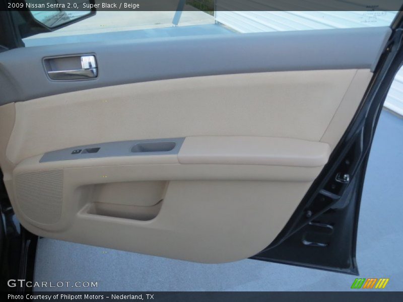 Super Black / Beige 2009 Nissan Sentra 2.0