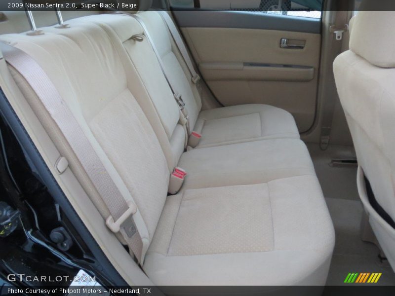Super Black / Beige 2009 Nissan Sentra 2.0